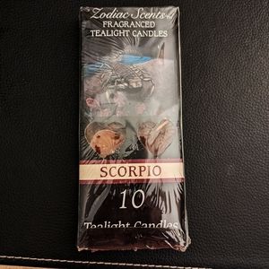 10/$10 Magic Creations Scorpio Zodiac Scents Tealight Candles Vintage